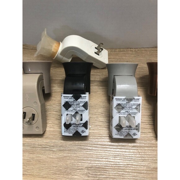 Bath & Body Works Wallflowers Lot of 6 Fragrance Plug in Black Bronze Grey Taupe - Picture 8 of 9